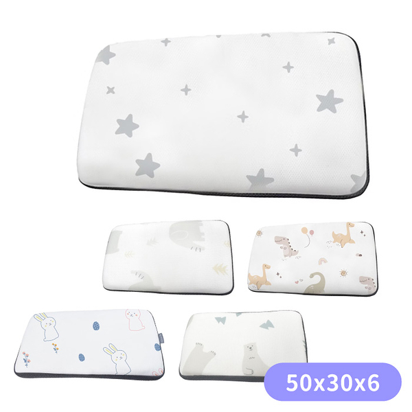 PAMABE 4D兒童水洗透氣枕(50x30x6cm)多款可選(3-8歲/防蟎抗菌)