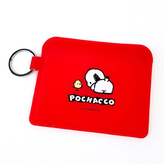 【震撼精品百貨】帕帢狗 Pochacco 日本三麗鷗Sanrio 帕帢狗矽膠零錢包-紅*78466 product thumbnail 2