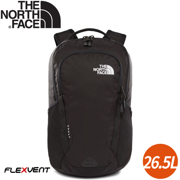 【The North Face 26.5L VAULT 後背包《黑》】3KV9/電腦包/書包/15吋筆電包/後背包