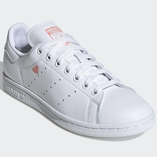 ADIDAS STAN SMITH V-DAY 女鞋 休閒 板鞋 皮革 愛心 白 粉【運動世界】FW6227 product thumbnail 2