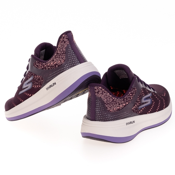 Skechers GO RUN PULSE 2.0 慢跑鞋 女 運動 避震 緩衝 黑紫 129111BURG product thumbnail 5