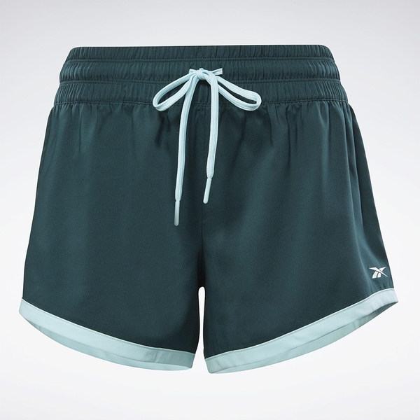 REEBOK WORKOUT READY SHORTS 女裝 短褲 慢跑 訓練 乾爽 透氣 綠【運動世界】GI6869 product thumbnail 2