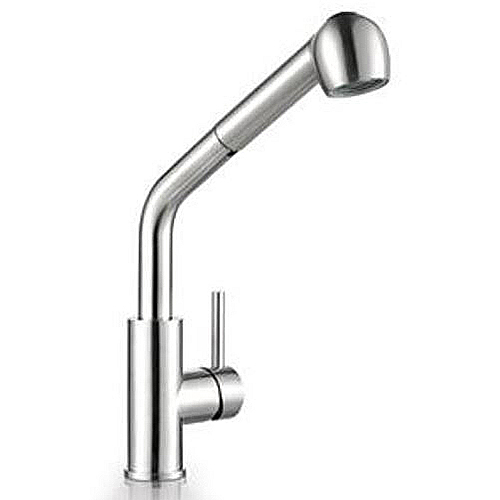 【麗室衛浴】法國品牌DE．LUXSO 三段式不鏽鋼廚房龍頭 可伸縮 (鉻色)DF-7110ST