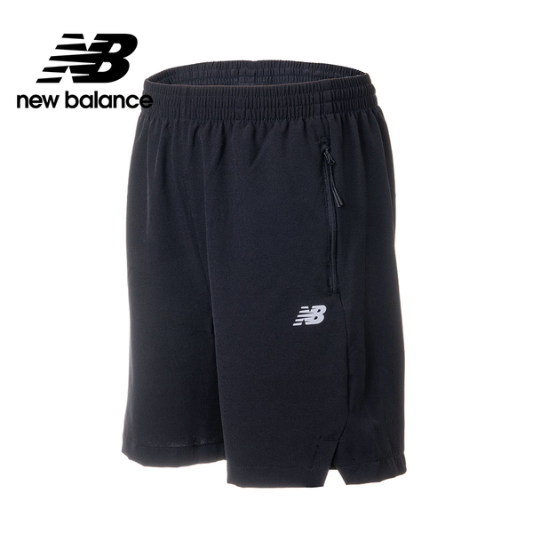 NEW BALANCE 男7吋Q運動短褲 黑 KAORACER 5872220189