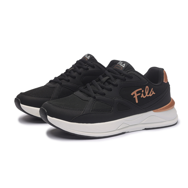 FILA 休閒鞋 EDITION 黑玫瑰金 復古 麂皮 運動鞋 女 5J905X055