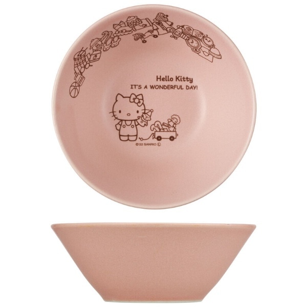 【震撼精品百貨】凱蒂貓_Hello Kitty~日本SANRIO三麗鷗 KITTY陶瓷美濃飯碗-溜冰*64282 product thumbnail 2