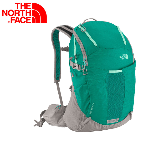 【The North Face 32L 輕量專業登山背包 翠綠/玻璃綠】CF01/戶外/輕量/登山/旅行包/通勤/背包