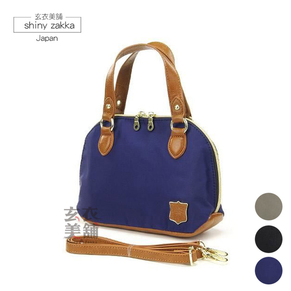 手提包-日本MacaronicStyle馬卡龍-斜背2way貝殼手提包-2色-玄衣美舖