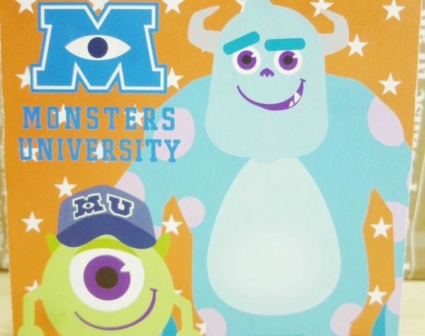 【震撼精品百貨】Monsters University_怪獸大學~便條本-橘星星圖案 product thumbnail 3