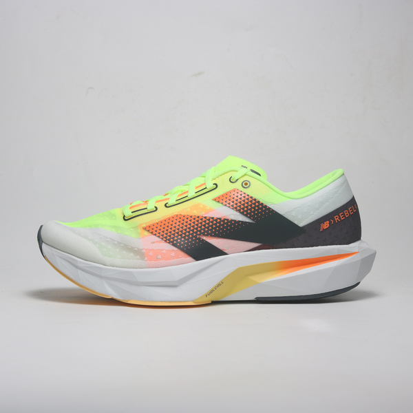 NEW BALANCE 慢跑鞋 FUELCELL V4 白橘 螢光 2E寬楦 運動鞋 男 MFCXLL4 product thumbnail 5