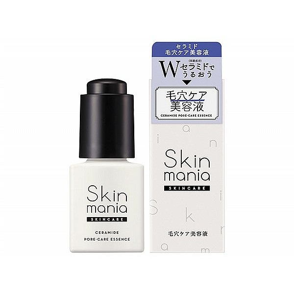 日本 Skin mania 雙重神經醯胺毛孔淨緻精華(50ml)【小三美日】