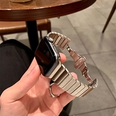適用iwatch7蘋果手錶applewatch6錶帶金屬不銹鋼錬氣質高級男女series 遇見生活