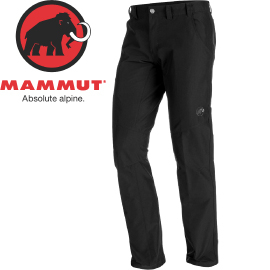 【MAMMUT 長毛象 男款 Hiking Pants 休閒長褲〈黑〉】1020-11210/春夏款/登山長褲/戶外/長褲