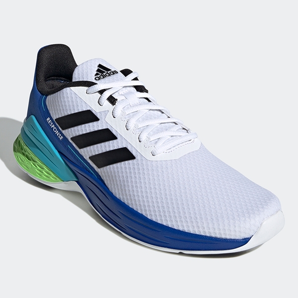 ADIDAS RESPONSE SR 男鞋 慢跑 休閒 避震 透氣 白 藍綠【運動世界】FX3789 product thumbnail 4