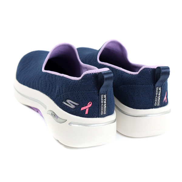 SKECHERS GOWALK ArchFit 運動健走鞋 女鞋 深藍/紫 寬楦 896263WNVLV no737 product thumbnail 3