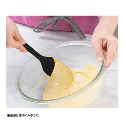 日本pearl耐高溫矽膠鍋鏟-平頭-內硬外軟好鏟起-一體成型.不沾鍋-分隔鍋-小鍋都好用-正版 product thumbnail 3