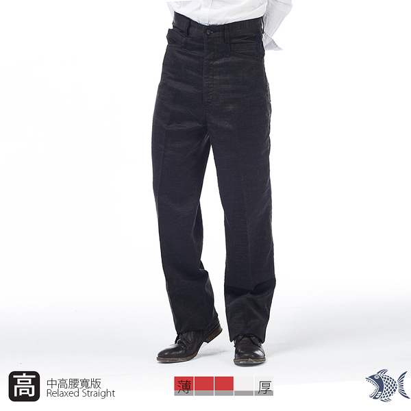 【即將斷貨】NST Jeans_摩登迪斯可幾何印花 高腰休閒褲(中高腰寬版) 002(2007) 台製 中老年 男