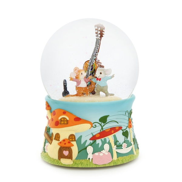 讚爾藝術 JARLL~吉他情弦 水晶球音樂盒(MD1901) 鼠1鼠2 過好年 (現貨+預購)