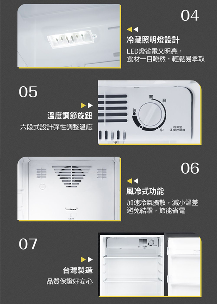 Kolin歌林125公升一級雙門風冷式電冰箱 KR-213S05~含拆箱定位+舊機回收 product thumbnail 6