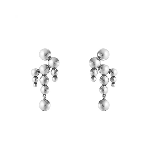 *【Georg Jensen 喬治傑生】MOONLIGHT GRAPES 吊燈形耳環(20001411)