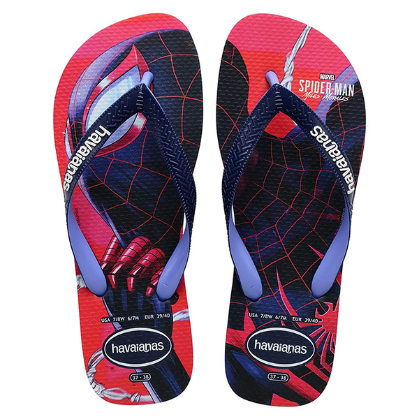 HAVAIANAS 哈瓦仕 人字拖 TOP MARVEL 蜘蛛人 夾腳拖 男 41395115063U