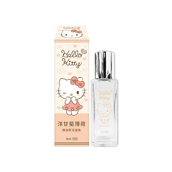 御衣坊 Hello Kitty 洋甘菊薄荷精油舒涼滾珠(9ml) 三麗鷗Sanrio授權【小三美日】 紓壓