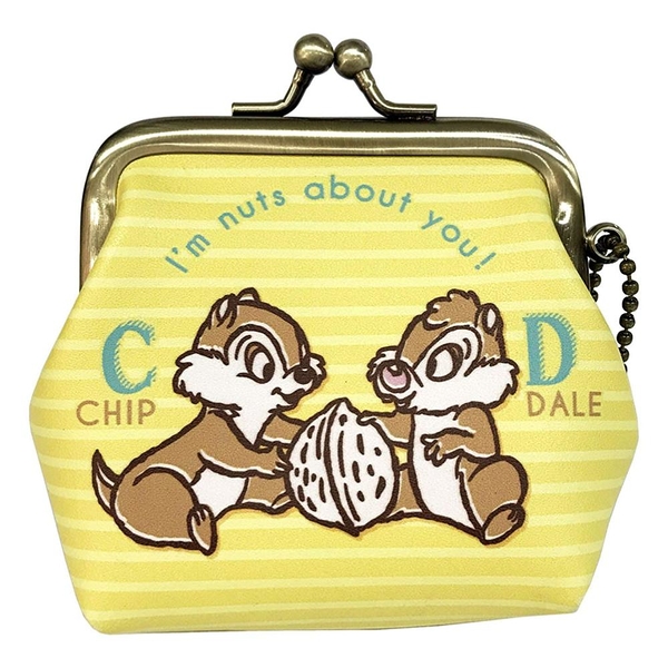 【震撼精品百貨】Chip N Dale_奇奇蒂蒂松鼠~日本迪士尼DISNEY 奇奇蒂蒂扣型零錢包*05752