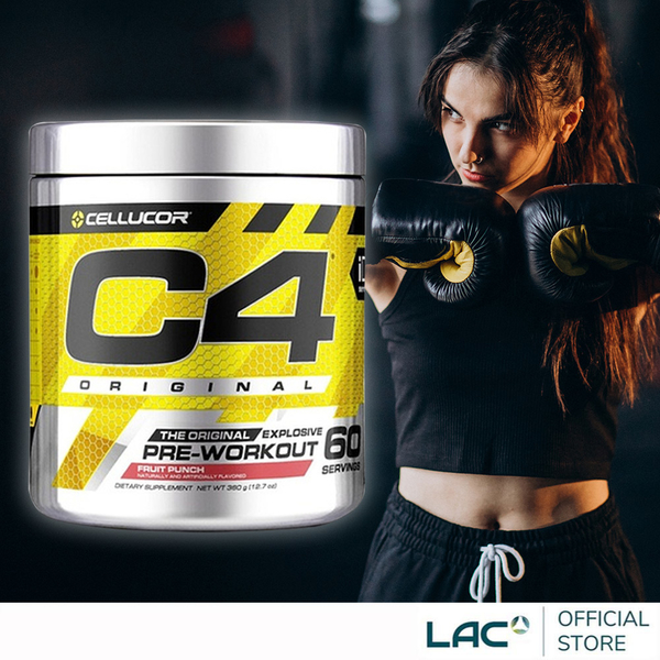 【LAC利維喜】Cellucor C4運前肌酸粉末390克-綜合水果口味(精胺酸/重訓黑魔法)