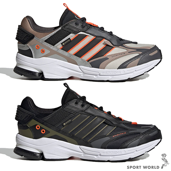 【下殺】Adidas 男鞋 女鞋 慢跑鞋 Spiritain 2000 GTX 防水 卡其/黑橘【運動世界】H06391/HP6718