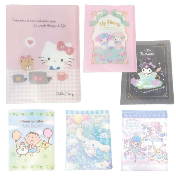 小禮堂 Sanrio 三麗鷗 20頁文件夾 Kitty 美樂蒂 酷洛米 大耳狗 雙子星 大寶