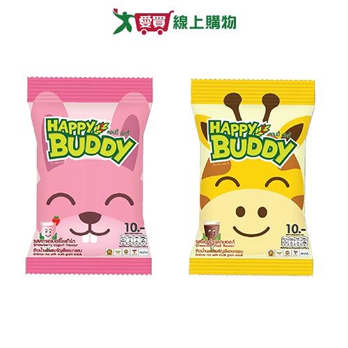 Healthy Buddy 快樂夥伴米丁丁系列(草莓優格/巧克力麥芽)(30G/包)【愛買】