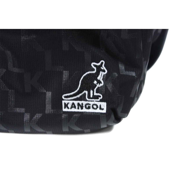 KANGOL 後背包 黑色 字母印花 6125174320 noC84 product thumbnail 3