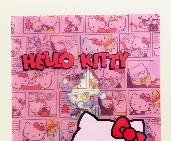 【震撼精品百貨】Hello Kitty 凱蒂貓~三麗鷗 KITTY 日本A4文件夾/資料夾-漫畫#38479 product thumbnail 3