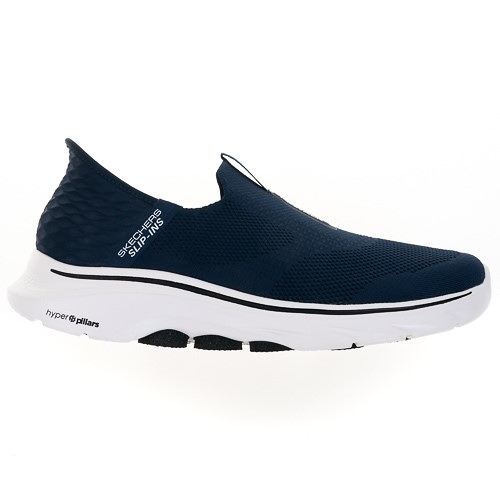 SKECHERS GO WALK 7 Free Hand 2 男 藍色 運動 健走鞋 瞬穿 泡棉鞋墊 216641NVY