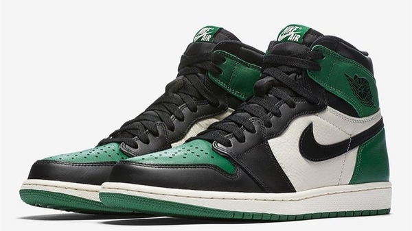 jordan 1 green black and white