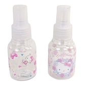 小禮堂 Hello Kitty 塑膠透明噴霧空瓶 50ml (2款隨機) 4711161-263239