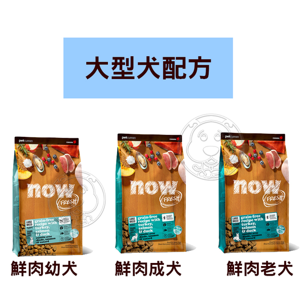 【培菓幸福寵物專營店】(免運）Now 鮮肉無穀天然狗糧 紅肉中型犬22lb鮮肉大型犬25lb(限宅配) product thumbnail 4