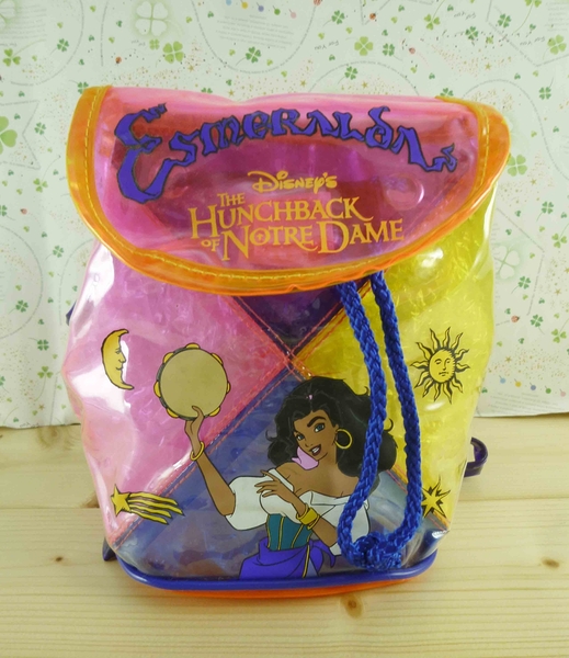 【震撼精品百貨】Disney 迪士尼公主系列~鐘樓怪人斜背包-女主角玩鈴鼓