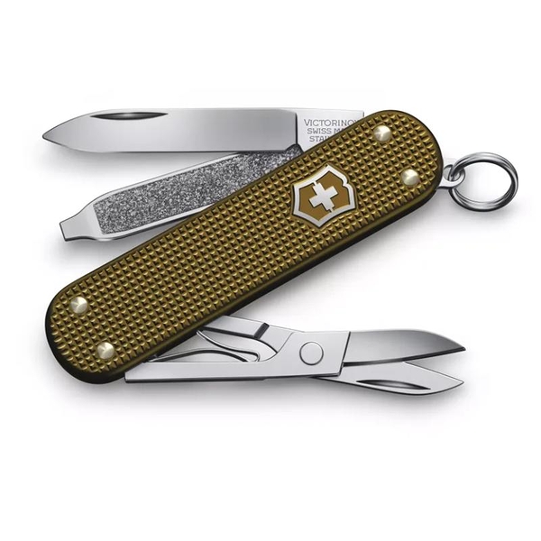 【Victorinox 瑞士維氏】瑞士刀 CLASSIC SD ALOX 2024 年限量版小型袋裝刀 (0.6221.L24)