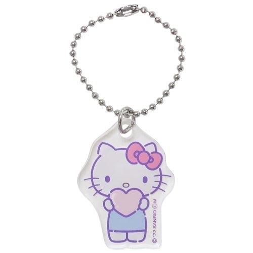 【震撼精品百貨】Hello Kitty 凱蒂貓~日本SANRIO三麗鷗HELLO KITTY壓克力造型吊飾(愛心款)*08796