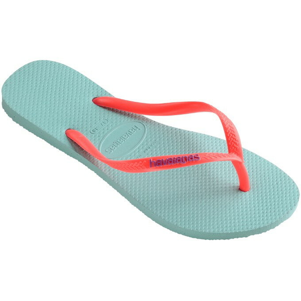 havaianas 哈瓦士 巴西人字拖 兒童款 Logo popup 藍底橘紅帶 夾腳拖 海灘鞋【南風百貨】 product thumbnail 3