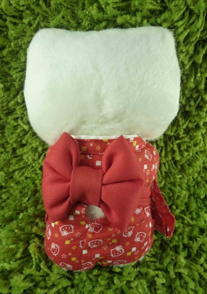 【震撼精品百貨】Hello Kitty 凱蒂貓~KITTY絨毛娃娃-和風服飾-紅色 product thumbnail 8
