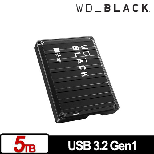 WD BLACK 黑標 P10 Game Drive 5TB 2.5吋 電競 外接硬碟