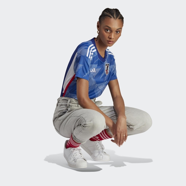 Adidas 日本 國家隊 主場球衣 女 短袖 足球 世足賽 世界盃 HC6302 product thumbnail 4