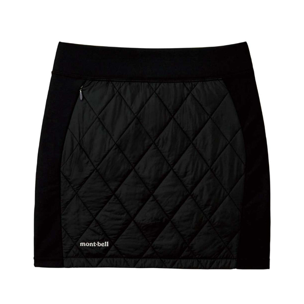 【Mont-Bell 日本 女 THERMA WRAP SKIRT保暖短裙《黑》】1105615/短裙/保暖短裙/鋪棉短裙 product thumbnail 2