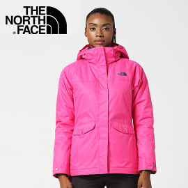 【The North Face 女款 兩件式化纖外套《粉》】364979M/戶外運動/防風透氣