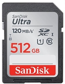 SanDisk Ultra SDHC 512GB 記憶卡 120MB/s C10 UHS-I SD 【公司貨10年保】SDSDUN4
