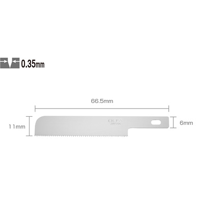 OLFA KB4-WS/3 專業模型鋸刀刀片 （日本包裝型號XB167A型） (NOD)