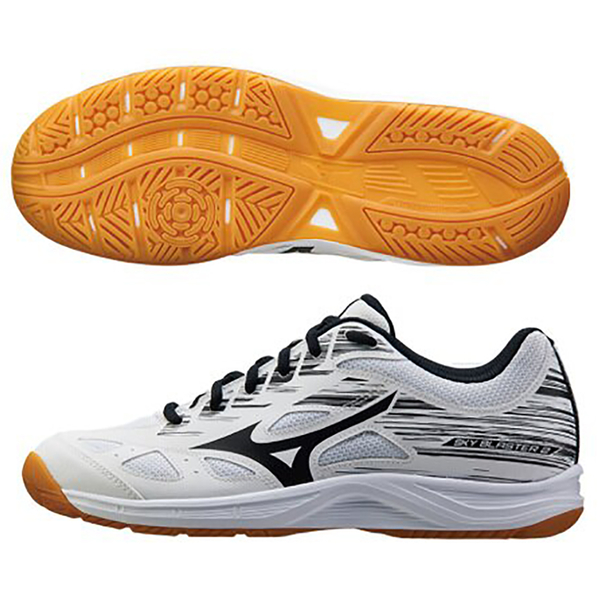 MIZUNO SKY BLASTER 2 男鞋 女鞋 羽球 手球 橡膠 耐磨 止滑 白黑【運動世界】71GA204590