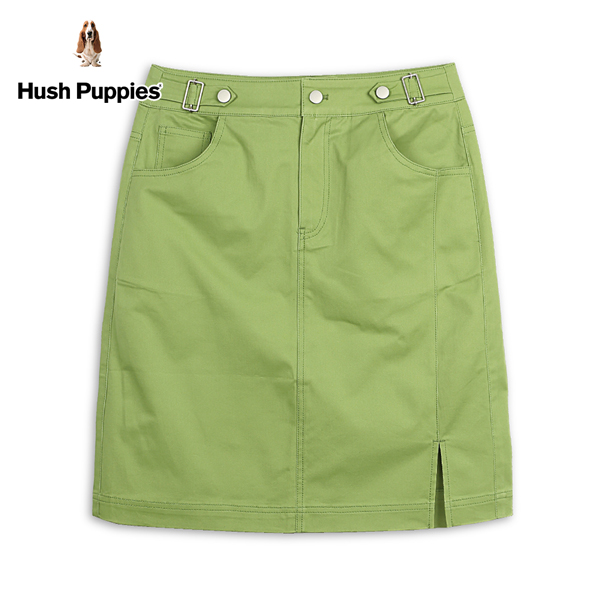 Hush Puppies 裙子 女裝素色裝飾腰帶彈力窄裙